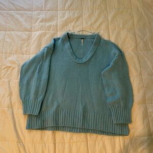 Free People Sweater in baby blue
